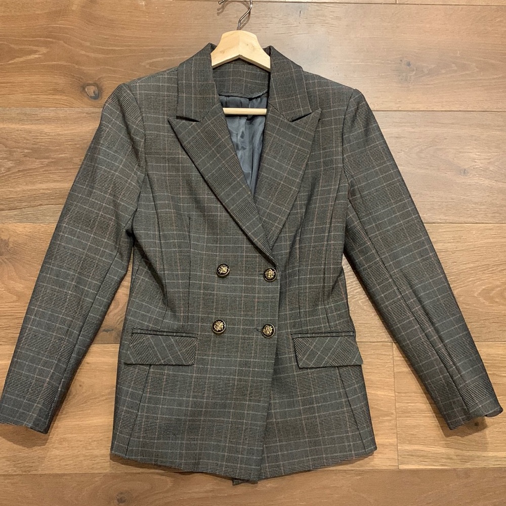 Plaid Blazer